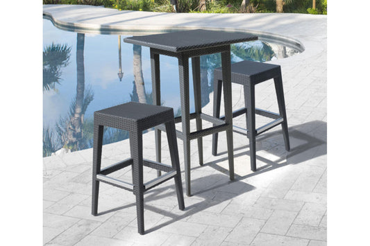 Onyx 3 PC Pub Set SKU: PJO-1901-BLK-3PP - Venini Furniture 